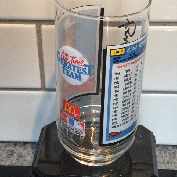 Cal Ripken McDonald’s beverage glass 1993 - Picture 3 of 5
